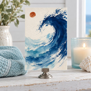 Impression d'art de calligraphie des marées
