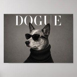 Impression d'art de chien de mode de Bouvier Austr