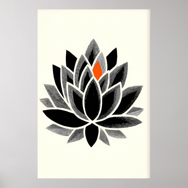 Impression d'art de couronne de chakra Design mini (Devant)