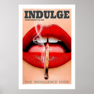 Impression d'art de couverture de magazine vintage