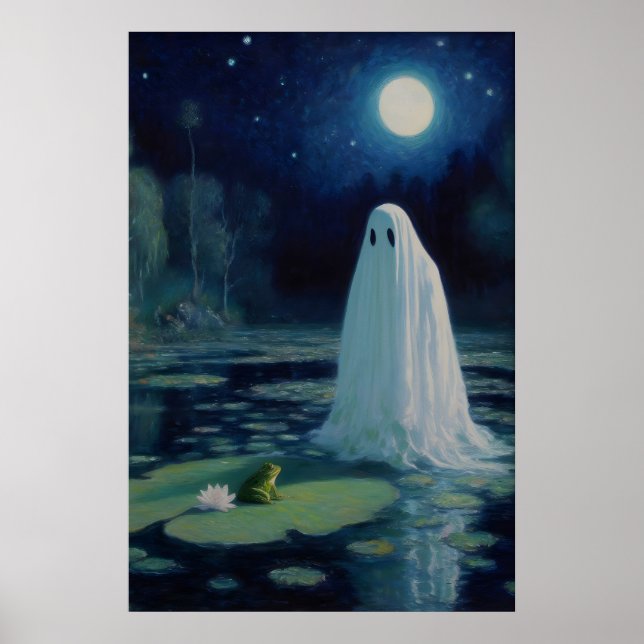 Impression d'art de fantôme et de grenouille Marai (Devant)