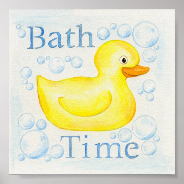 Impression d'art de salle de bain en caoutchouc Du (Devant)