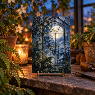 Impression d'art du conservatoire au clair de lune