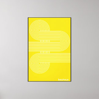 Impression d'art en ligne S-Curve Bauhaus Jaune Gr