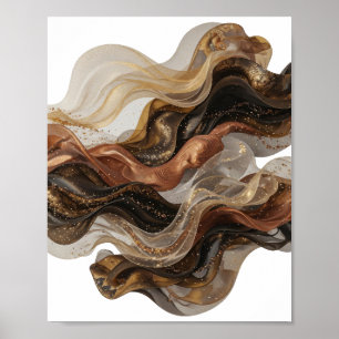 Impression d'art en or ABSTRACT ART Edgy