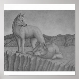 Impression d'art en toile. Dingos aussi (guerrier)