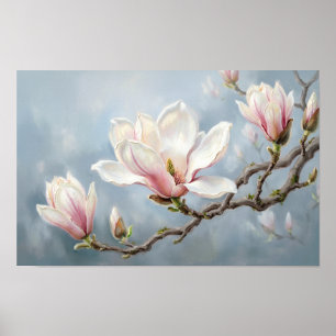 Impression d'art fin Hortensias en fleurs couverts