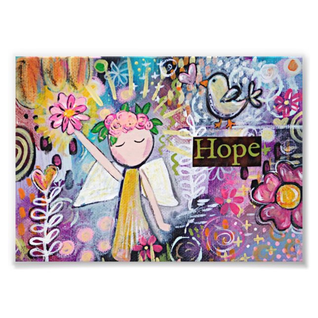 Impression d'art Hope Angel 7x5 (Devant)