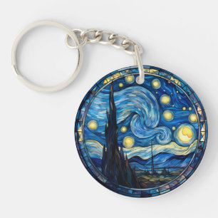 Impression d'art inspirée de la nuit étoilée tourb