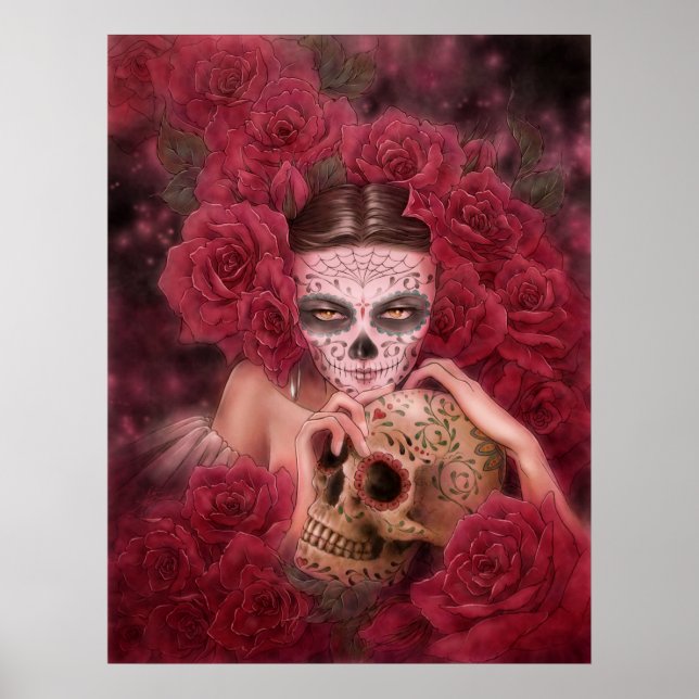 Impression d'art Las Calaveras (Devant)