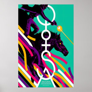 Impression d'art mat de l'affiche de concert repro