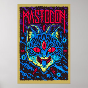 Impression d'art mat de l'affiche géante de Mastod