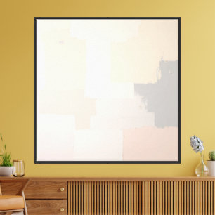 Impression d'art mural abstrait pastel neutre