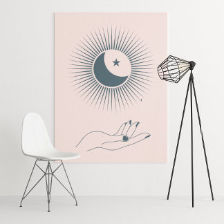 impression d'art mural moderne boho, affiche de va
