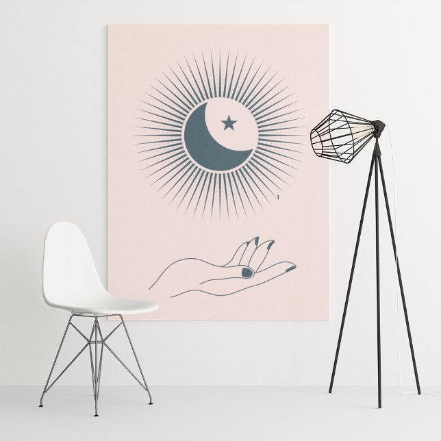 impression d'art mural moderne boho, affiche de va (boho modern wall art Print, Value Poster Paper)