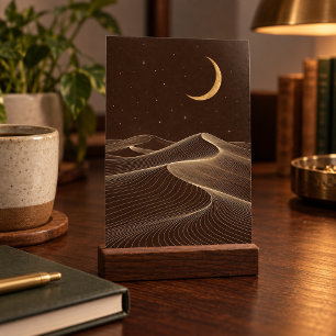 Impression d'art Nocturne Desert Line