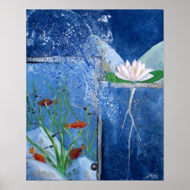 Impression d'art original - Pondlife (Devant)