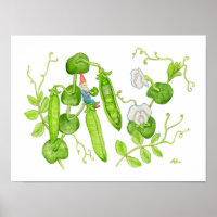 Impression d'art Snap Pea Gnome
