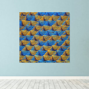 Impression d'art sur toile en mesh - enveloppée