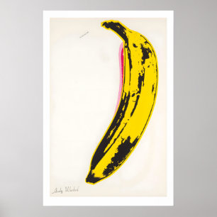 Impression de banane d'Andy Warhol Art Pop Classiq