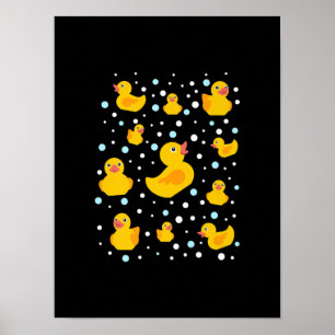 Impression de canard en caoutchouc