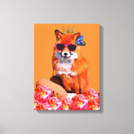 Impression de canvas d'art Fox