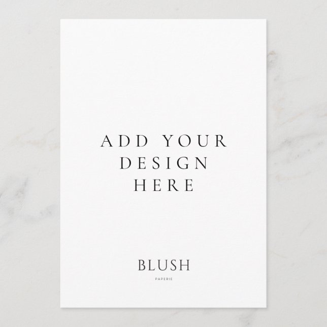 Impression de carte de menu 5 po x 7 po (Devant)