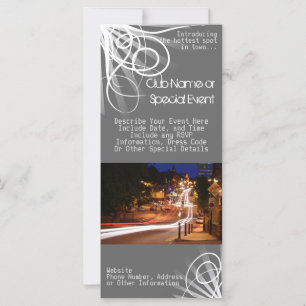 Impression de carte en rack, club de nuit / thème 