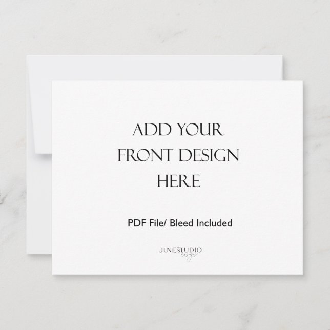 Impression de carte paysagère recto verso de 5,5 x (Devant)