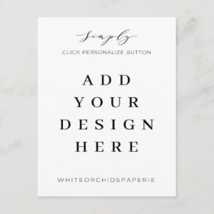 Impression de cartes 4,25 x 5,5 pouces