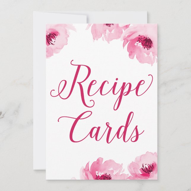 Impression de cartes de recette (Devant)