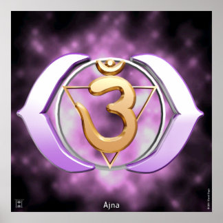 Impression de chakra à oeil tiers