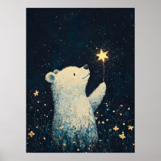 Impression de chambre de bébé ours mignon pour enf