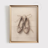 Impression de chaussures de ballet, Art imprimable