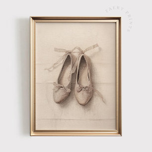Impression de chaussures de ballet, Art imprimable
