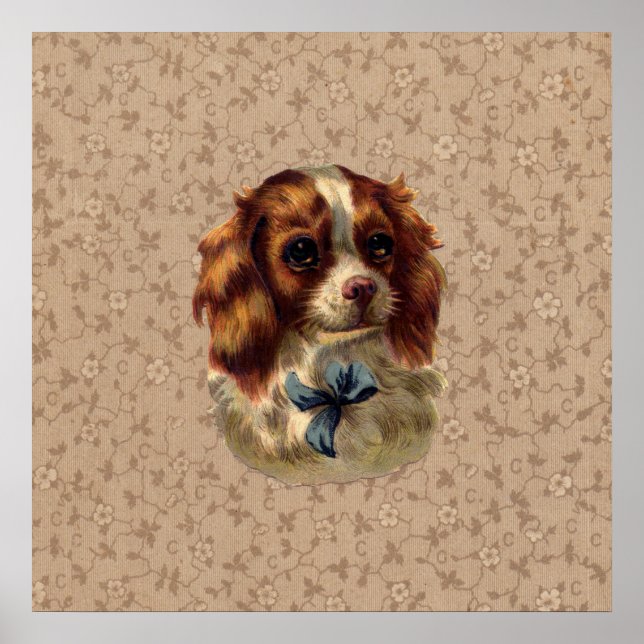 Impression de chien Vintage mignon (Devant)
