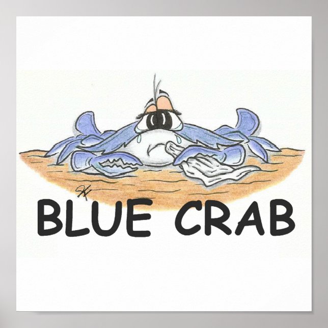 Impression de crabe bleu (Devant)
