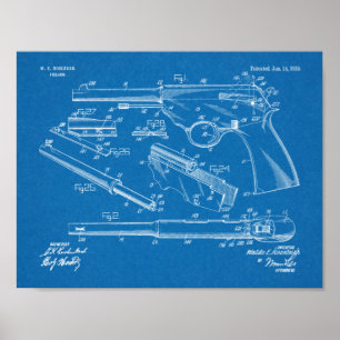 Impression de dessin d'art de l'automobile Gun 191