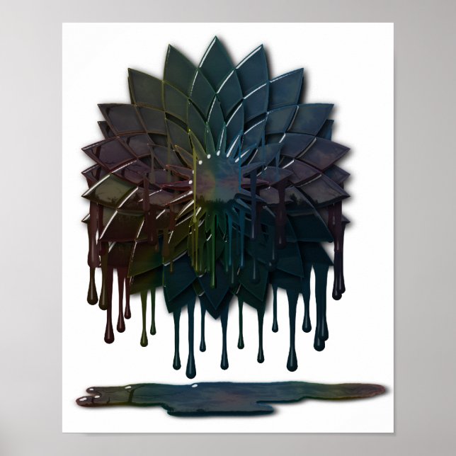 Impression de déversement d'huile (Devant)