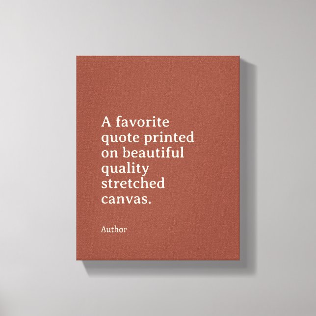 Impression de devis personnalisée sur la toile (Recto)