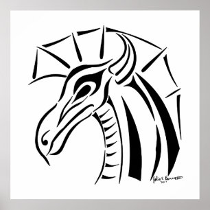 Impression de dragon en cage