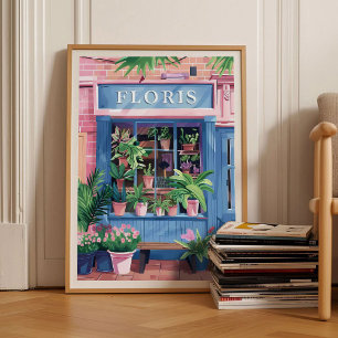 Impression de fleuriste Impression de magasin de f