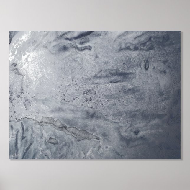 Impression de fond d'argent mystique (Recto)