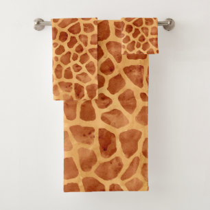 Impression de girafe aquarelle