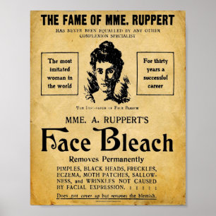 Impression de la face de Rupperts vintages