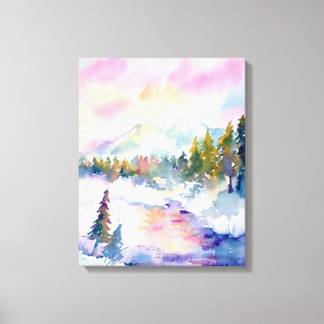 Impression de la montagne de neige (Recto)