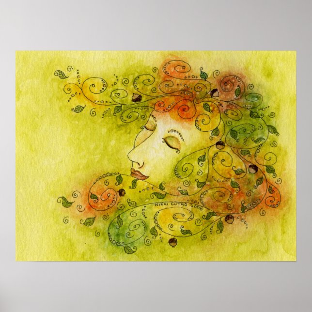 Impression de la nymphe d'automne (Devant)