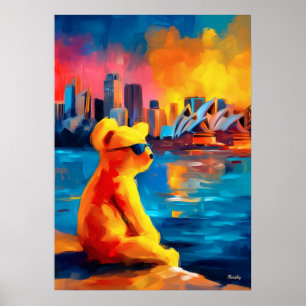 Impression de la skyline de Sydney Teddy Golden Ha