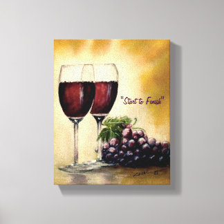 Impression de la toile - "Commencer à terminer"