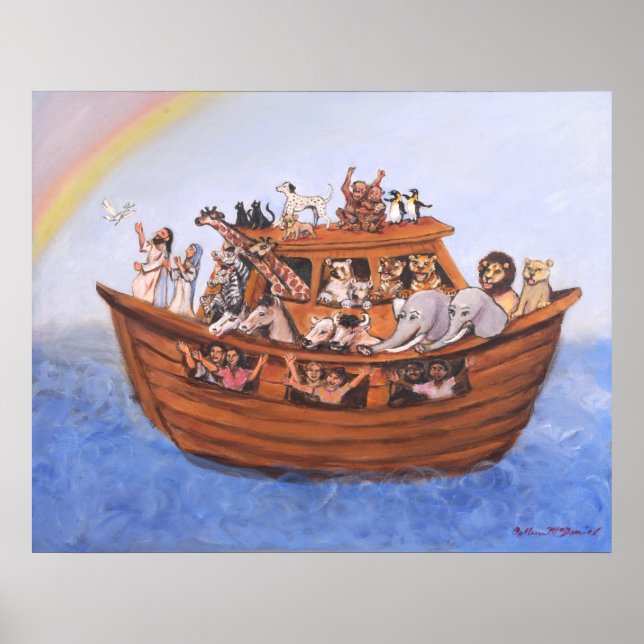 Impression de la toile d'arche de Noah (Devant)